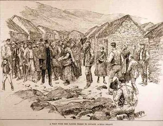 The Distress in the West of Ireland: A Visit with the Parish Priest to Dooagh, Achill Island